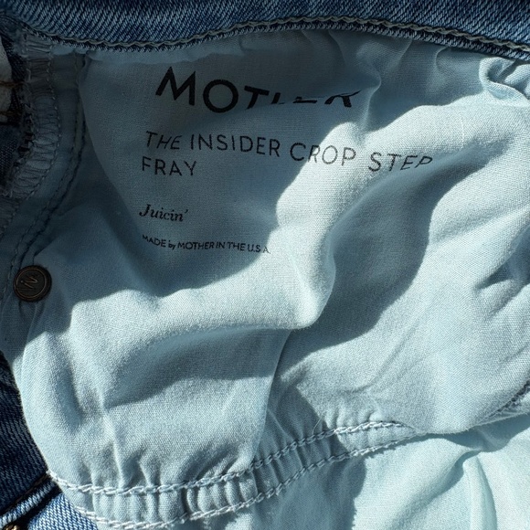 Mother Jeans Insider Step Crop Fray - Picture 3 of 7